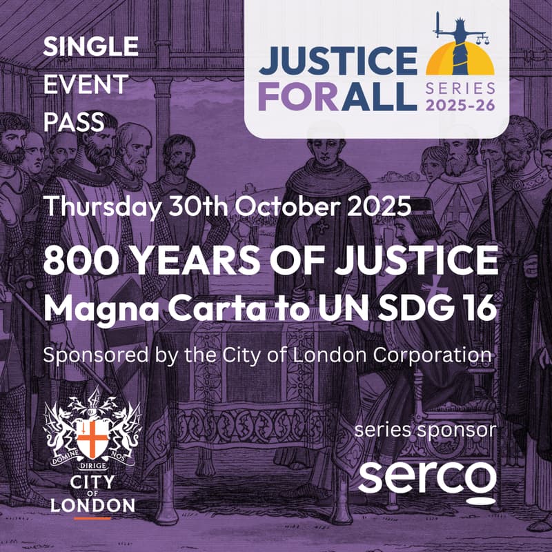 Cover Image for 800 Years of Justice: Magna Carta to UN SDG 16