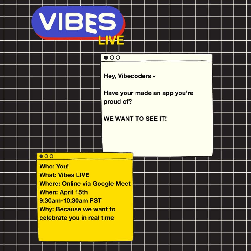 Cover Image for Vibes LIVE