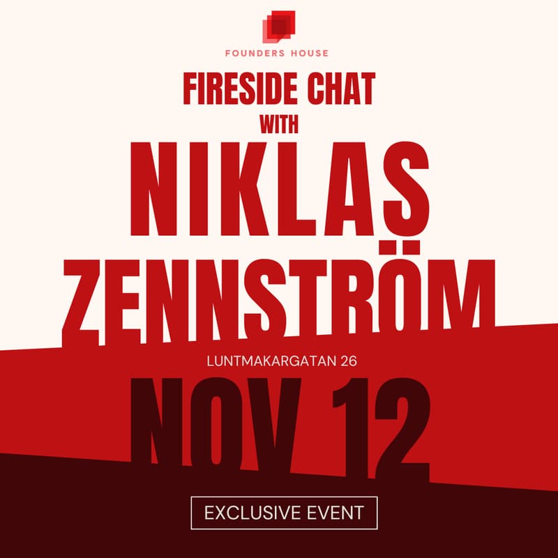 Cover Image for Fireside Chat with Niklas Zennström
