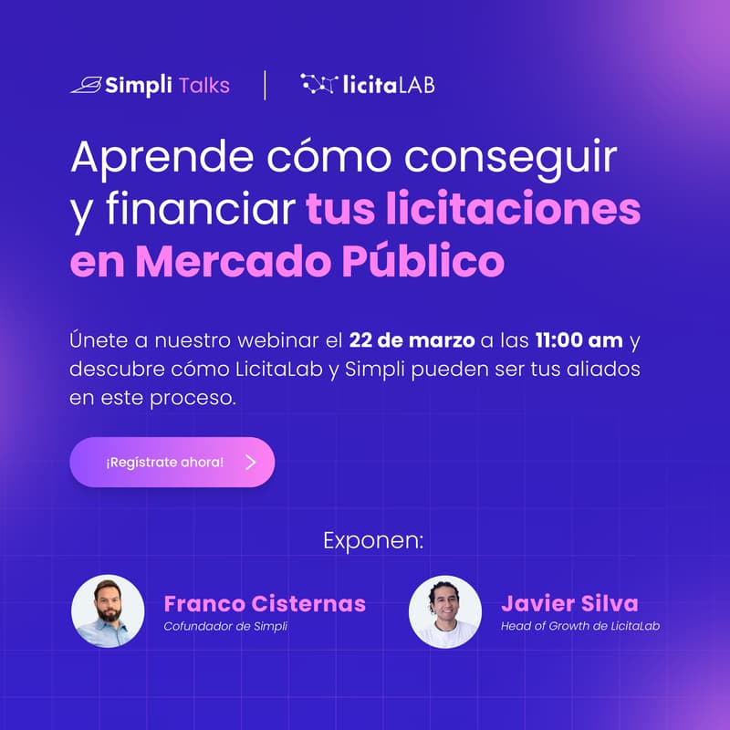 Cover Image for Cómo conseguir y financiar tus licitaciones en Mercado Público