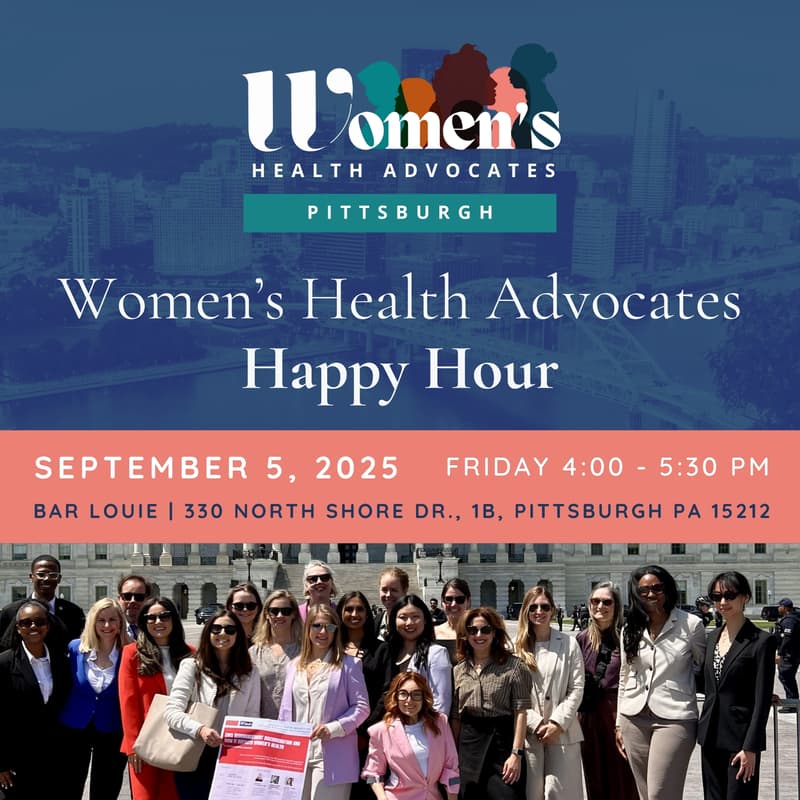 Cover Image for Women's Health Advocates Pittsburgh Happy Hour