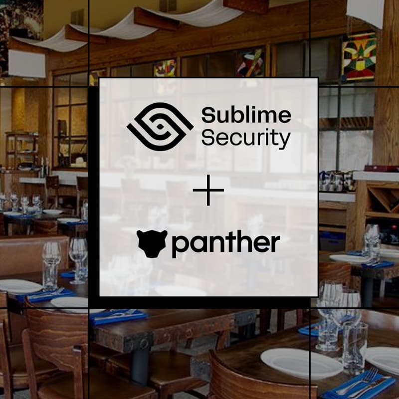 Cover Image for Dinner with Sublime Security & Panther at AWS re:Inforce 2025