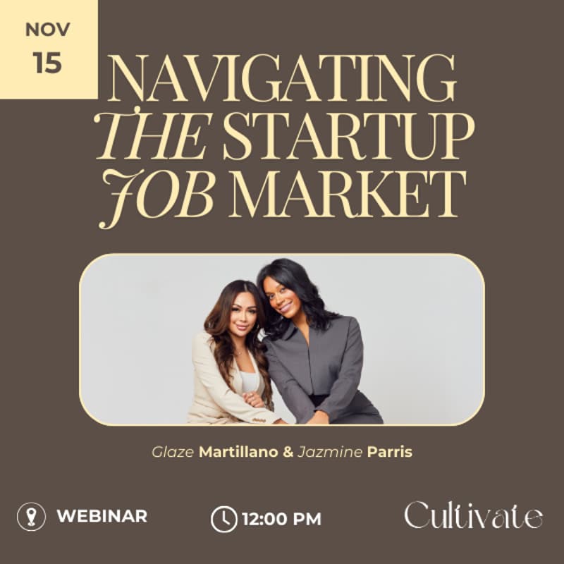 Cover Image for Cultivate: Navigating The Startup Job Market