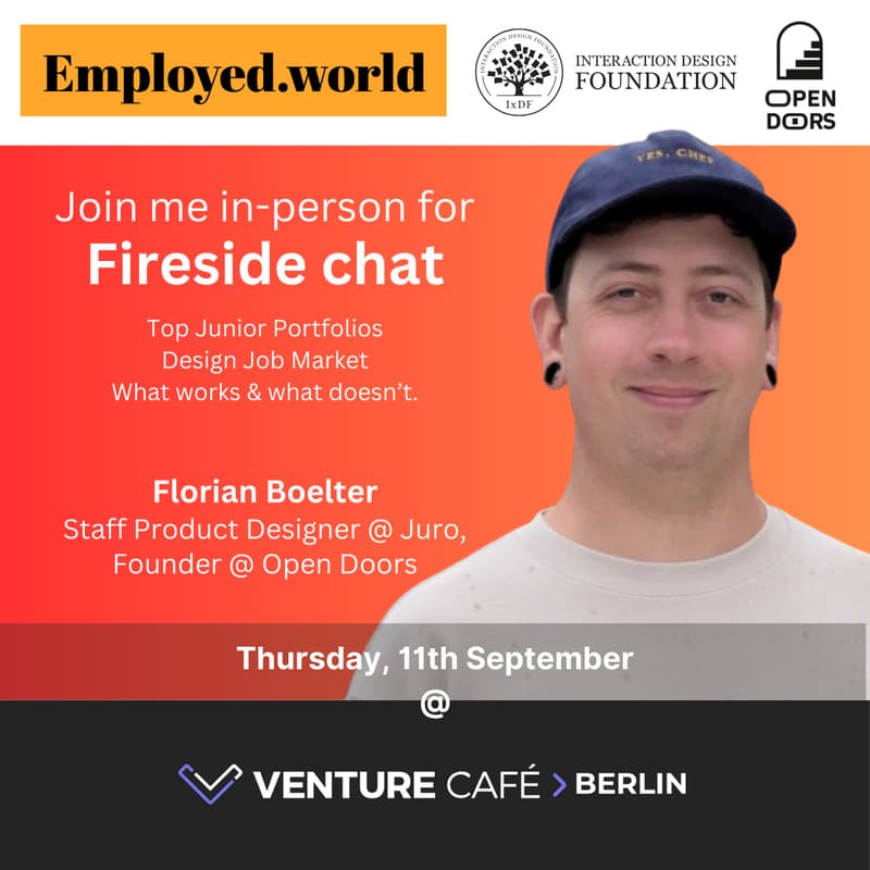 Cover Image for Reducing Job market Blindspots: Fireside with Florian Boelter