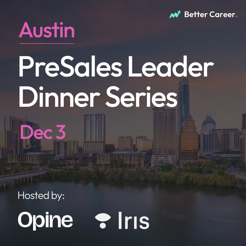 Cover Image for PreSales Leader Dinner Series [Austin]