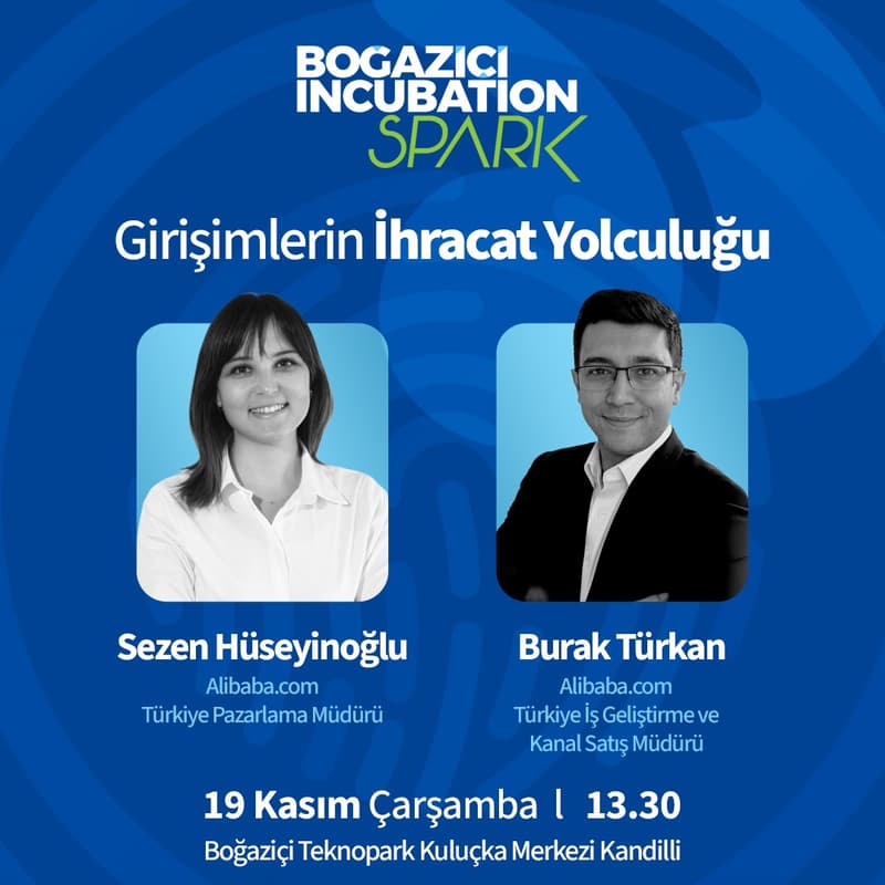 Cover Image for Boğaziçi Incubation: SPARK: Girişimlerin İhracat Yolculuğu