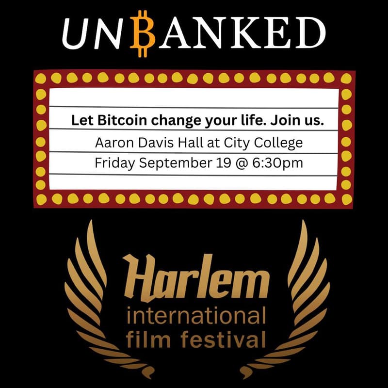 Cover Image for UNBANKED Documentary at Harlem International Film Festival 🍿🎬🎟️ — Tickets required, sold separately