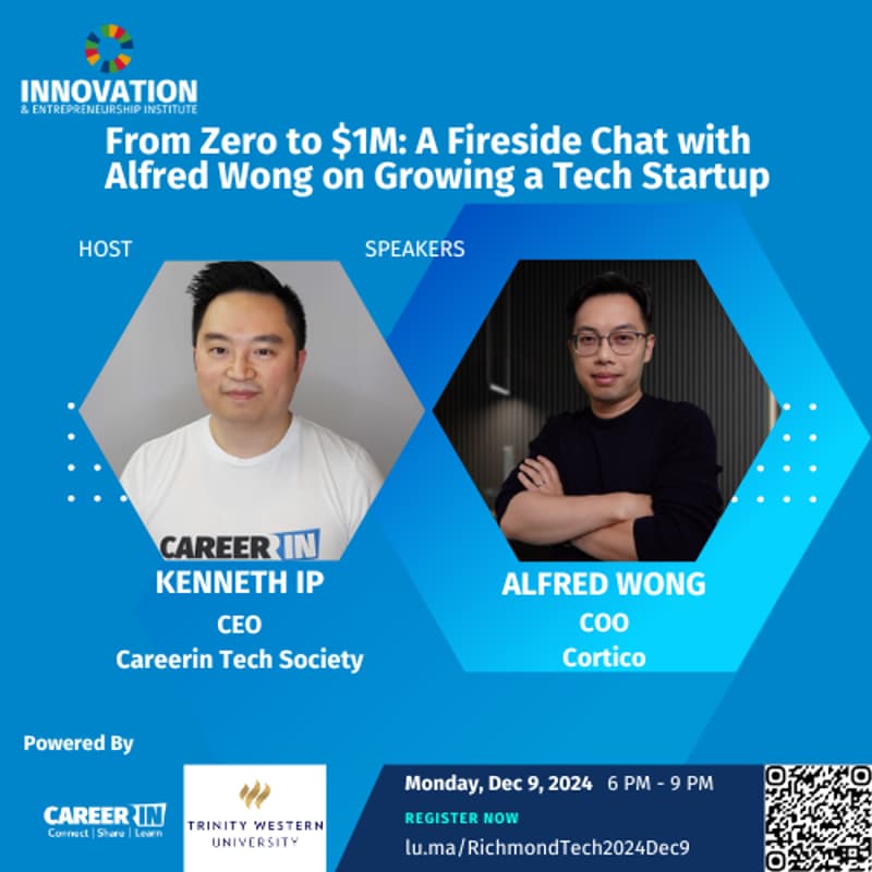 Cover Image for From Zero to $1M: A Fireside Chat with Alfred Wong on Growing a Tech Startup