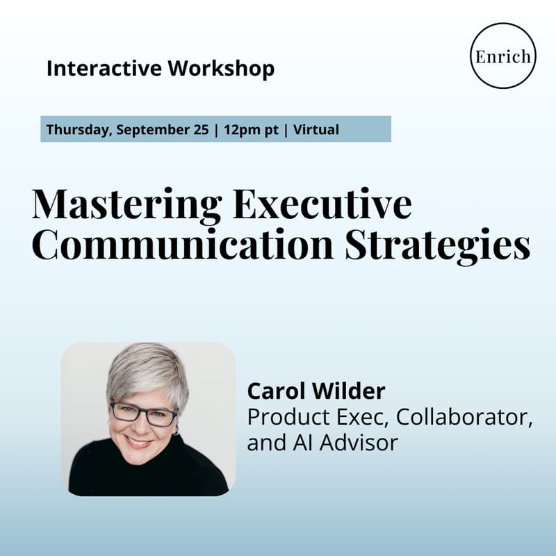 Cover Image for Mastering Executive Communication Strategies with Carol Wilder