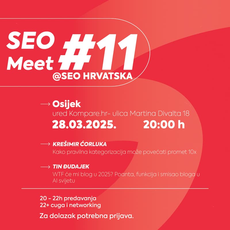 Cover Image for SEO Meet #11 (Osijek edition)