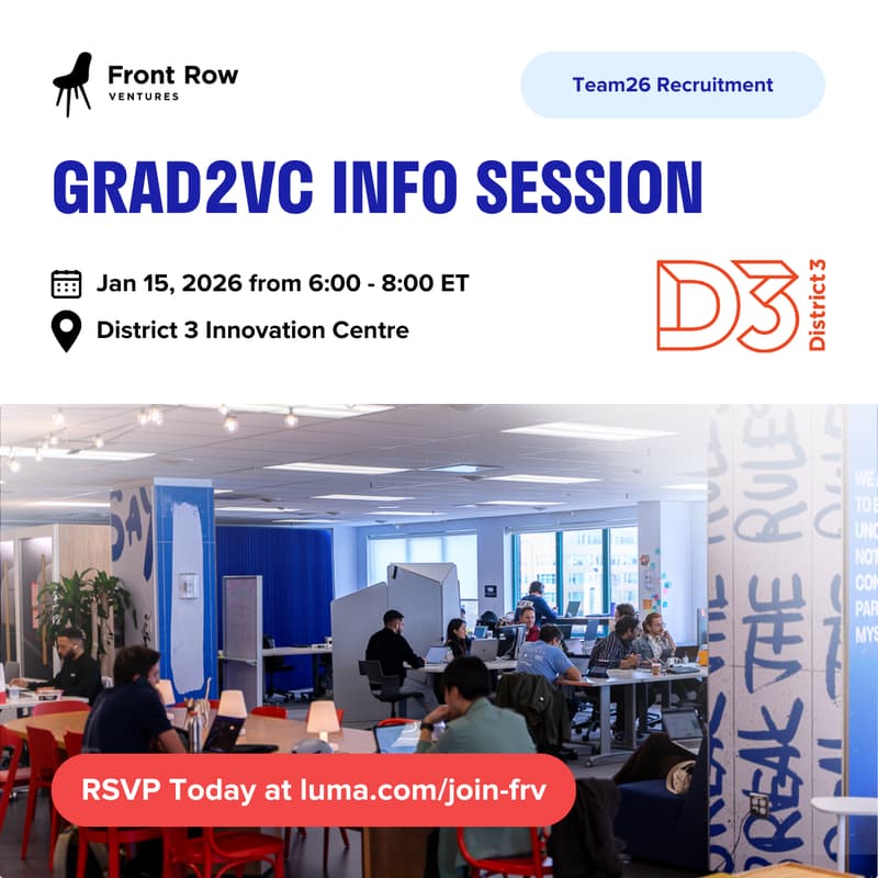 Cover Image for Grad2VC Info Session | FRV Recruitment