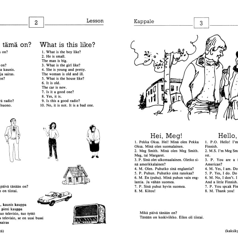 Cover Image for Learn Finnish by Speaking in Pairs with a Finnish-English Book