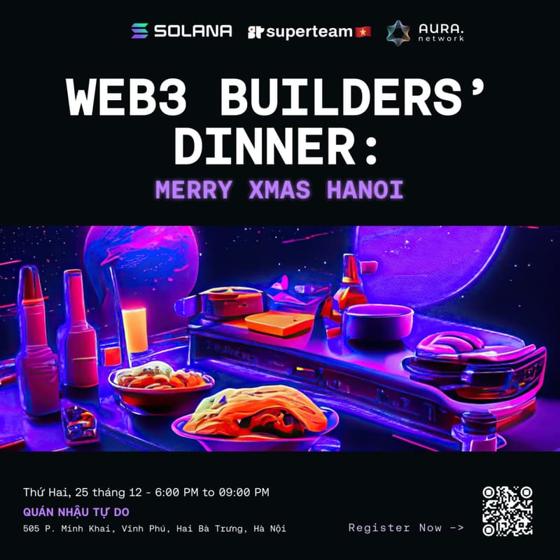 Cover Image for Web3 Builders' Dinner: Merry Xmas Hanoi