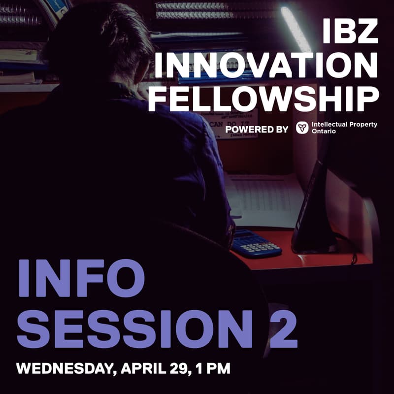 Cover Image for INFO SESSION 2: IBZ Innovation Fellowship. Powered by IPON