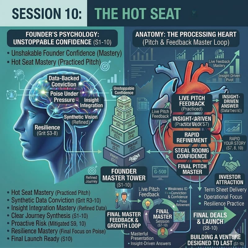Cover Image for The Psychology & Anatomy of a Start-Up: Session 10 - Reflection and Hot seat Pitch (3 mins each)