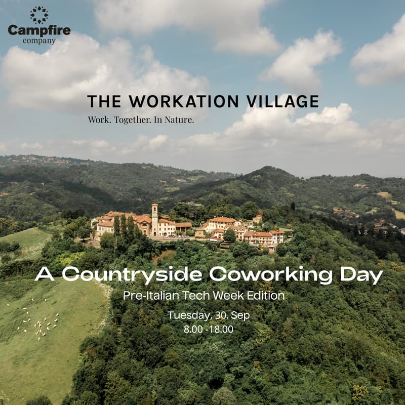 Cover Image for A Countryside Coworking Day: Pre-Italian Tech Week Edition