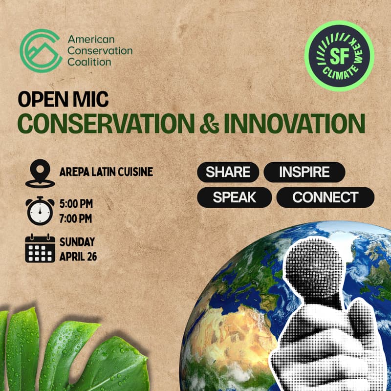 Cover Image for Open Mic: Ideas for Market-Driven Conservation 💡