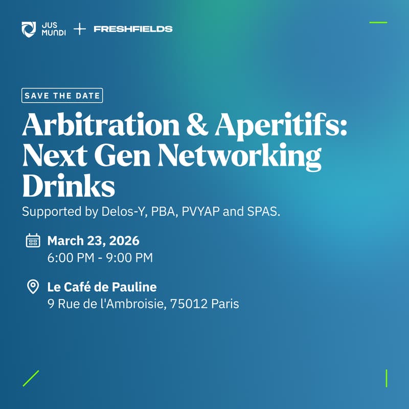 Cover Image for Arbitration & Aperitifs: Next Gen Networking Drinks