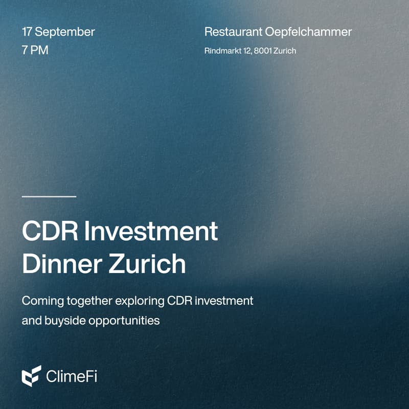 Cover Image for CDR Investment Dinner Zurich