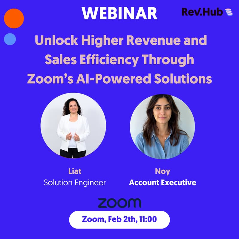 Cover Image for Unlock Higher Revenue and Sales Efficiency Through Zoom’s AI-Powered Solutions