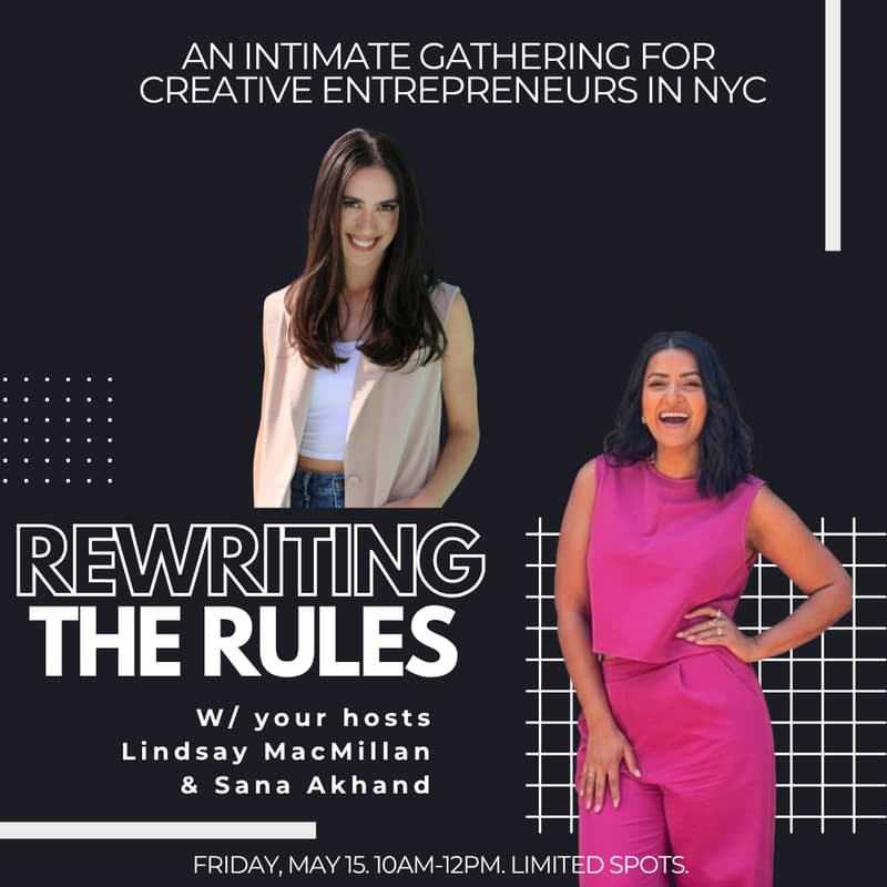 Cover Image for Rewriting the Rules: An NYC Creative Entrepreneurship Salon