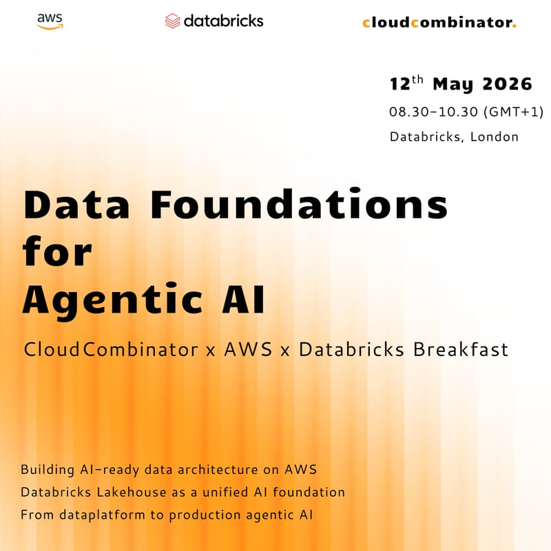 Cover Image for Data Foundations for Agentic AI | AWS x Databricks x Cloud Combinator Breakfast