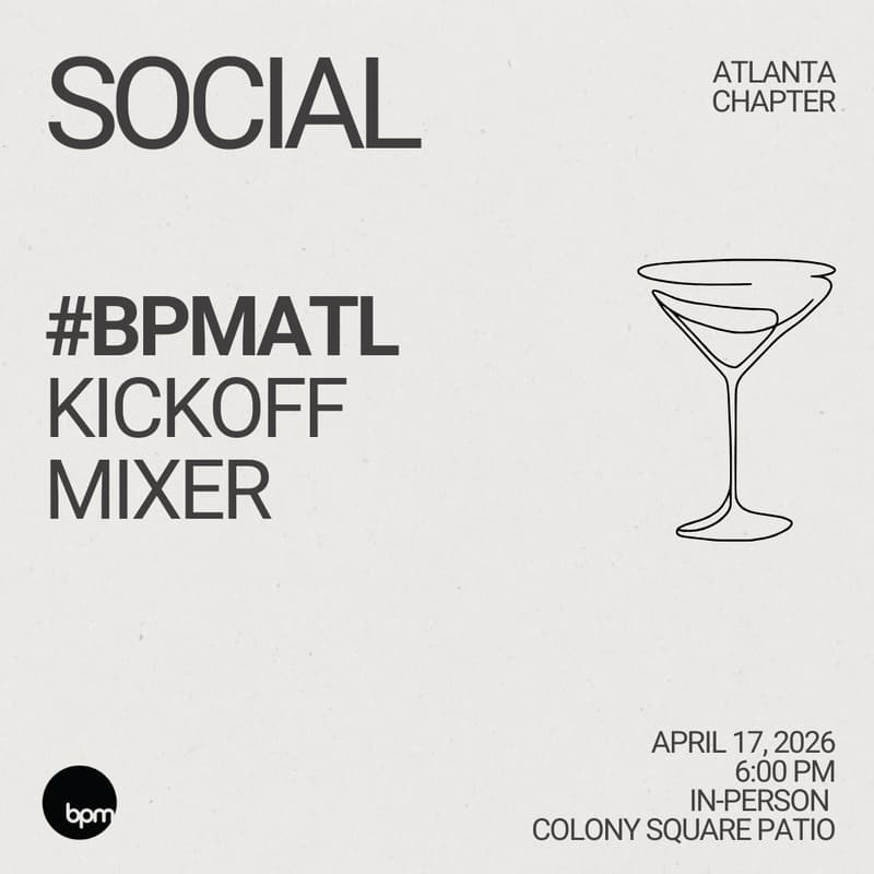 Cover Image for #BPMATL Kickoff Mixer
