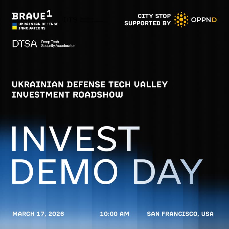Cover Image for Brave1 Invest Demo Day San Francisco (Menlo Park)