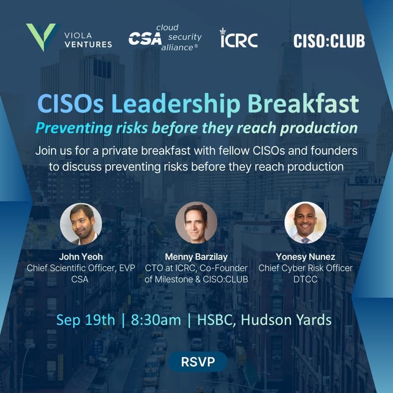 Cover Image for CISOs Leadership Breakfast