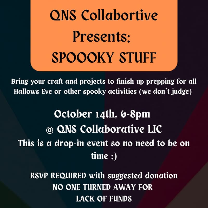 Cover Image for Queer Craft Club Meetup - Spooky Stuff