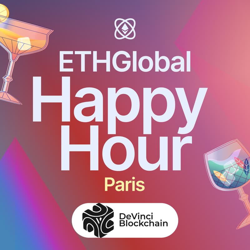 Cover Image for ETHGlobal Happy Hour Paris with DeVinci Blockchain