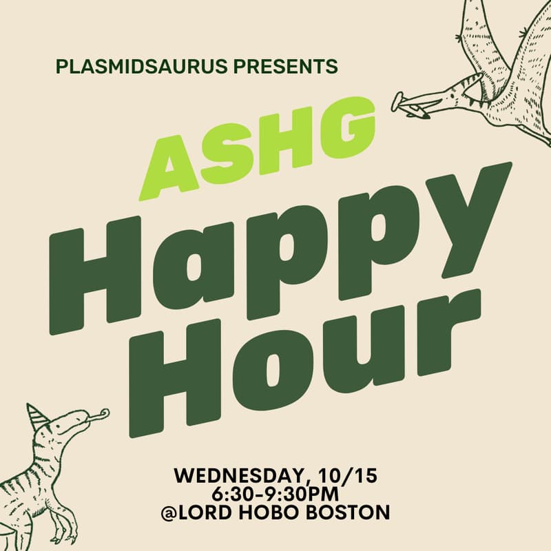 Cover Image for Plasmidsaurus Happy Hour at ASHG
