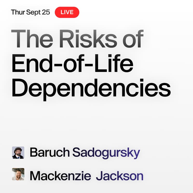 Cover Image for The Risks of End-of-Life Dependencies with TuxCare