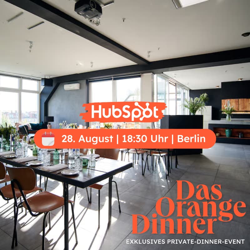 Titelbild für Orange Dinner by HubSpot