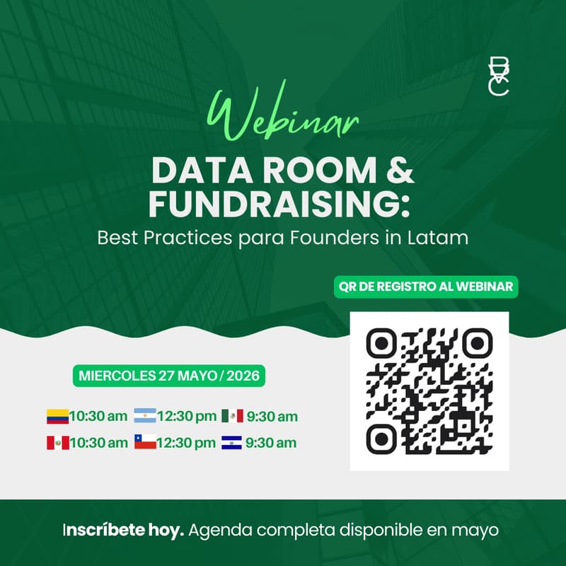 Cover Image for Webinar I Data Room & Fundraising: Best Practices para Founders in Latam