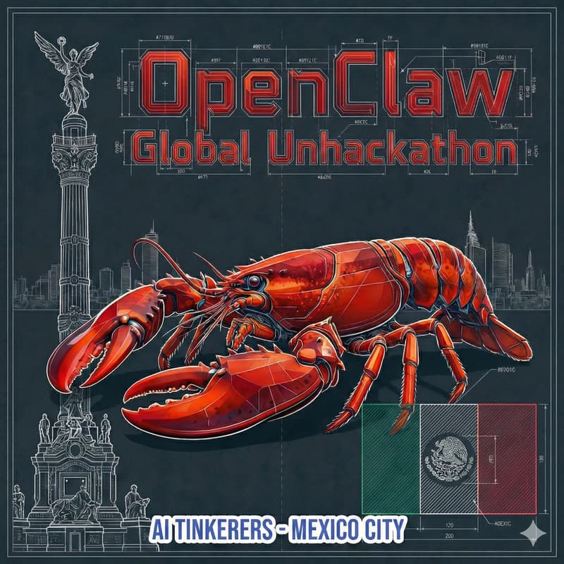 Cover Image for 🦀 OpenClaw Global Unhackathon CDMX - AI Tinkerers