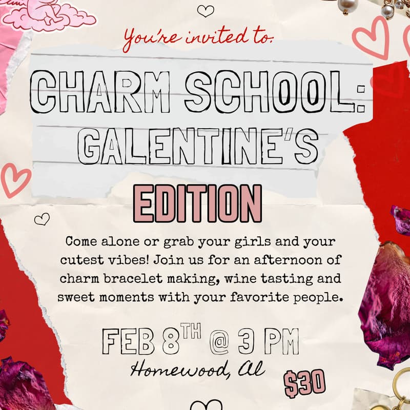 Cover Image for Galentine's: Charm School Edition!🎀💗