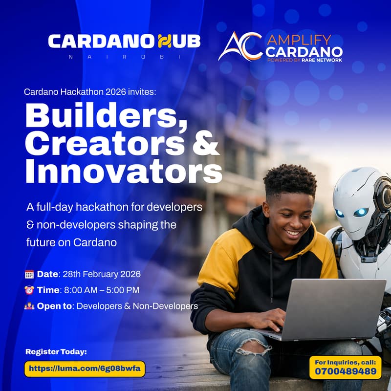 Cover Image for Cardano Hackathon: Builders,Creators & Innovators