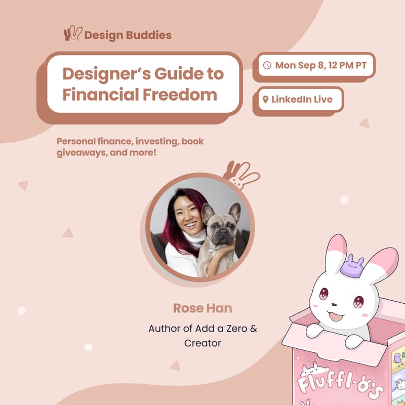 Cover Image for Designer’s guide to financial freedom (+ giveaways)
