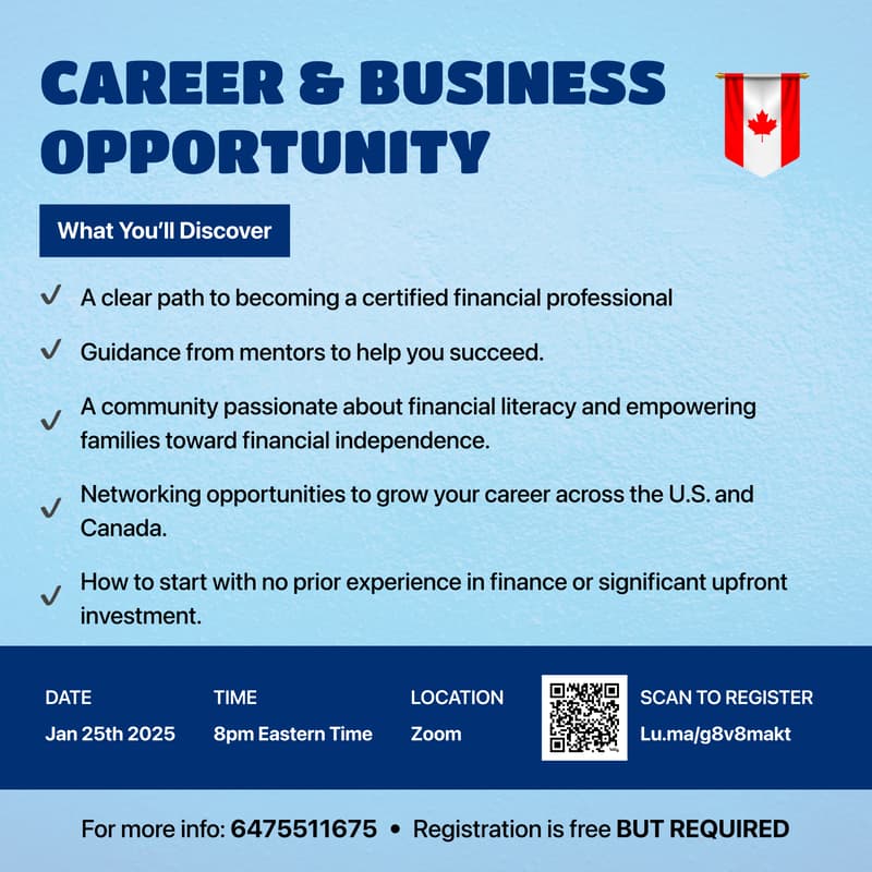 Cover Image for CAREER & BUSINESS OPPORTUNITY