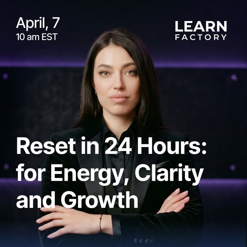 Cover Image for Reset in 24 Hours: for Energy, Clarity and Business Growth