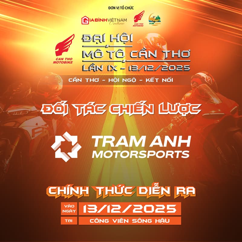 Cover Image for TAMS & Partners Pavilion có mặt tại Đại hội Mô tô Cần Thơ 2025