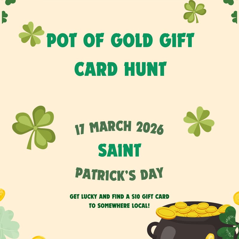 Cover Image for St. Patrick's Day Gift Card Hunt