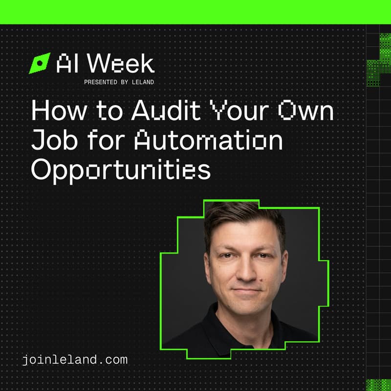 Cover Image for How to Audit Your Own Job for Automation Opportunities