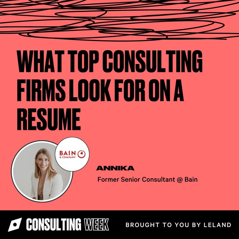 Cover Image for What Top Consulting Firms Look for on a Resume