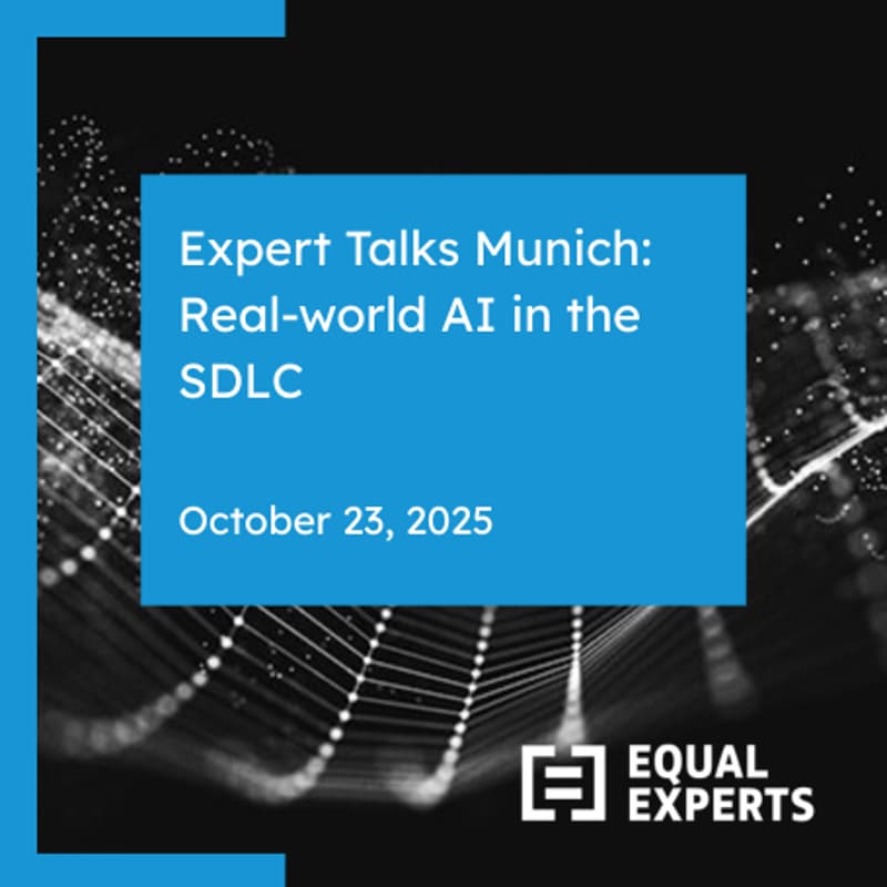 Cover Image for Expert Talks Munich: Real-world AI in the SDLC