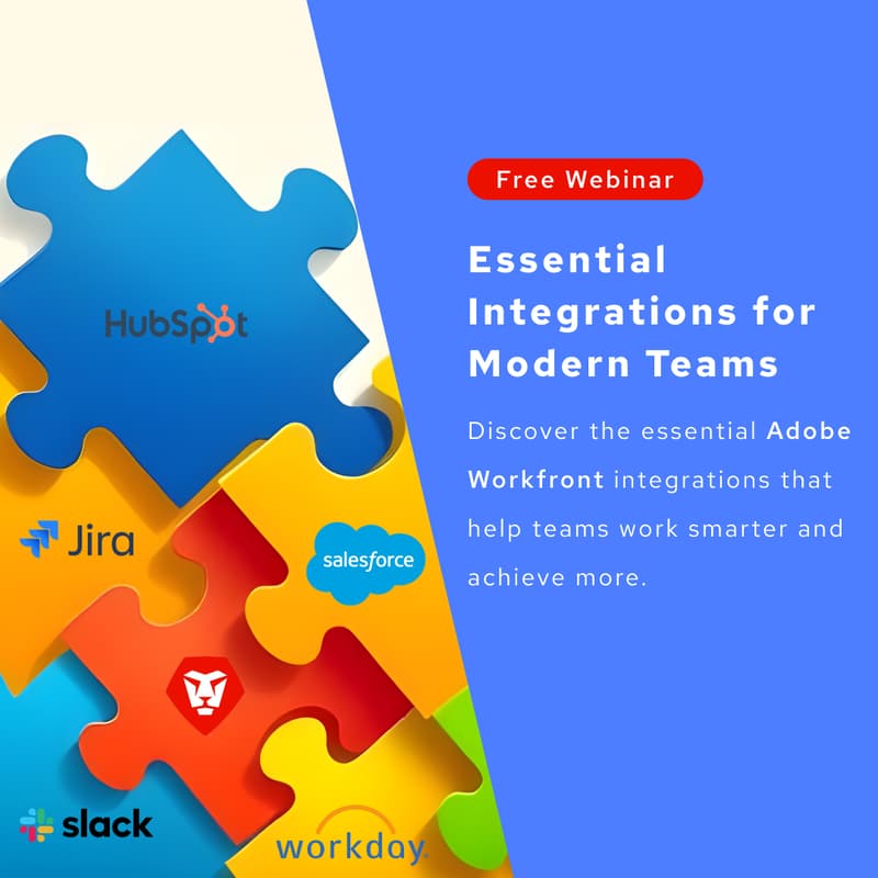 Cover Image for Essential Workfront Integrations for Modern Teams