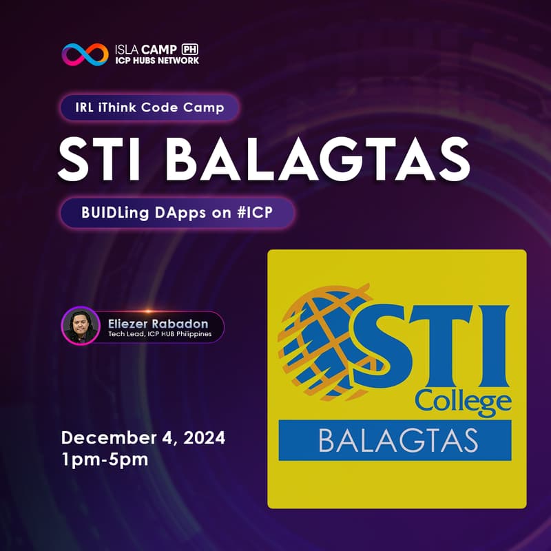 Cover Image for iThink Code Camp: STI College Balagtas