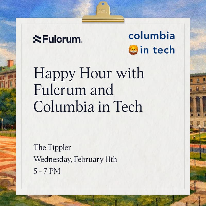 Cover Image for CIT Presents: Happy Hour with Fulcrum!