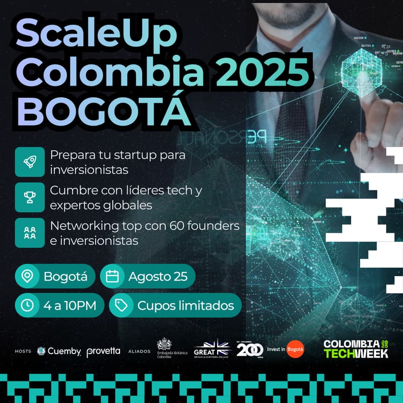 Cover Image for ScaleUP Colombia 2025 - Edición Bogotá - By Cuemby & Provetta
